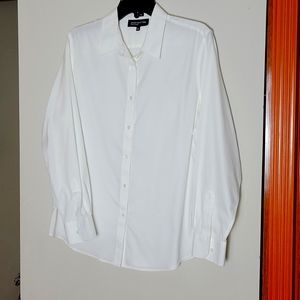 crisp white blouse (no iron)